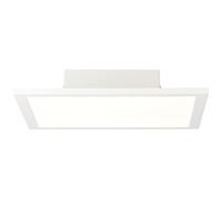 BRILLIANT lampe Buffi LED panneau de plafond 30x30cm blanc/blanc froid | 1x LED 18W intégrée (2340lm, 4000K) | Échelle A ++ à E | Lumière plate pour un éclairage uniforme de la pièce