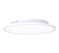 BRILLIANT lampe Buffi LED panneau de plafond 35cm sable / blanc / blanc froid 1x LED 24W intégrée,