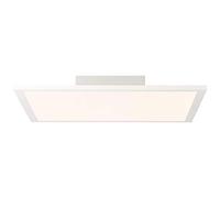 BRILLIANT lampe Buffi LED panneau de plafond 40x40cm blanc | 1x LED 24W intégrée (2400lm, 2700K) | Échelle A ++ à E | Lumière blanche chaude (2700K)
