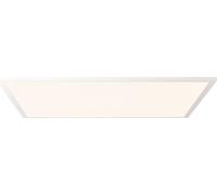 BRILLIANT Lampe Charla LED Panneau de plafond apparent 60x60cm blanc/blanc chaud | 1x 40W LED intégrée, (4000lm, 2700K) | Lumière plate pour un éclairage uniforme de la pièce