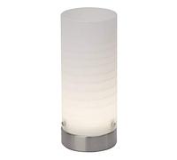 BRILLIANT lampe de table LED Daisy fer/blanc | 1x LED 4.5W intégrée, (280lm, 3000K) | Échelle A ++ à E | Avec interrupteur à cordon