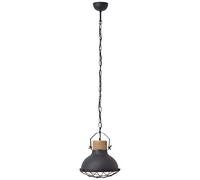Brilliant lampe Emma suspension 33cm corindon noir | 1x A60, E27, 40W, lampes normales gf non spécifiées. | La chaîne peut être raccourcie Convient aux lampes LED
