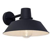 Applique extérieure descendante HUMPHREY - BRILLIANT - coloris anthracite - métal/verre E27 1x60W