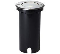 BRILLIANT lampe, Jenda lampadaire extérieur encastré en acier inoxydable, métal/plastique/verre, 1x PAR51, GU10, 20W, lampes à réflecteur (non incluses), A ++