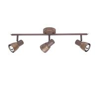 BRILLIANT lampe lave spot tube triple cuivre | 3x R50, E14, 40W, adapté aux lampes à réflecteur (non incluses) | Échelle A ++ à E | Têtes pivotantes