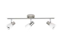 Brilliant Luca 35816/77 Spot de plafond LED E14 120 W acier inoxydable, chrome, blanc