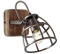 BRILLIANT lampe Matrix spot mural acier noir 1x D45, E14, 40W, adapté aux lampes à suspension non Noir G