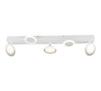 Brilliant lampe, Meriza LED spot bar 3 flammes blanc, 3x LED intégré, 7,3W LED intégré, (933lm, 3000K), têtes pivotantes blanche G