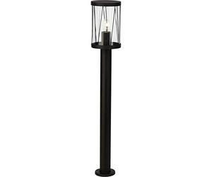 BRILLIANT lampe Reed lampadaire d'extérieur noir mat | 1x A60, E27, 60W, adapté aux lampes standard (non incluses) | Échelle A ++ à E e protection IP: 44 - étanche aux éclaboussures