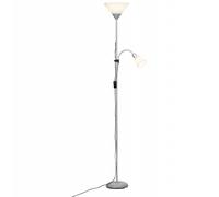 BRILLIANT lampe Spari LED bras de lecture surligneur argent / blanc | 1x LED-A60