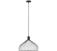 Brilliant lampe, suspension Blacky 40cm noir mat, 1x A60, E27, 40W, câble peut être raccourci / réglable en hauteur noir G