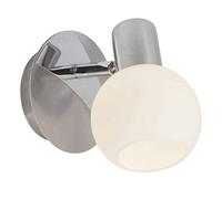 BRILLIANT lampe Tiara applique murale fer/blanc | 1x D45, E14, 40W, adapté aux lampes à suspension (non inclus) | Échelle A ++ à E | Tête pivotante