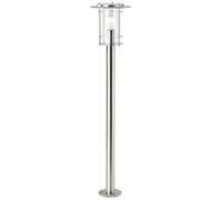 Lampadaire extérieur Brilliant York 60 W acier inoxydable 103 cm