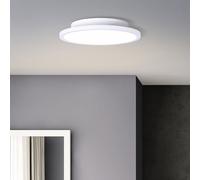 Brilliant LED Deckenaufbau-Panel Buffi Sandweiß Ø25cm 13W 1300lm Chaude 2700K