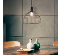 Brillant | Suspension Blacky 30cm noir mat | 1x A60, E27, 40W, adapté aux lampes normales (non incluses)