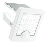 Brilliant Applique solaire extérieure Luton G40420/05 - LED 4 W, détecteur de mouvement, blanc