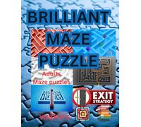 BRILLIANT MAZE PUZZLE: Adults Maze puzzles