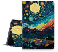 Brilliant Night Étui pour iPad Pro 11" (modèle 2024, 5e génération), résistant aux chocs, en cuir synthétique, pliable, support réglable avec mise en veille/réveil automatique pour iPad Pro 11" 5e