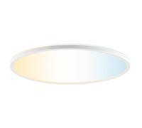 Brilliant Panneau LED Lumaro rond Ø 42 cm Plafonnier LED à intensité | Panneau LED, 42cm, 3000 lm, 2700-6500 K, dimmable, CCT par interrupteur mural