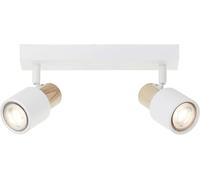 Brilliant Pini 10146/75 Plafonnier GU10 blanc, bois