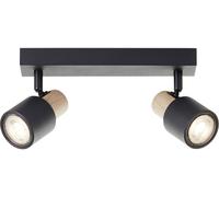 Brilliant Pini 10146/76 Plafonnier GU10 noir, bois