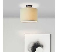 Brilliant Plafonnier Aike Tissu Vert Rond Ø28cm Max. 40W E27 Lampe Lumière