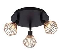 Brilliant Projecteurs muraux Dalma noir Gris G