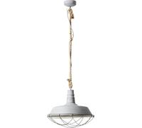 Brilliant Rope 93614/70 Luminaire à suspendre LED E27 60 W gris béton