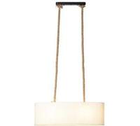 BRILLIANT Sailor suspension, 2 flammes naturel / blanc blanc G