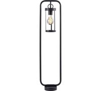 Brilliant Sidney 44293/06 Lampadaire extérieur E27 noir, transparent