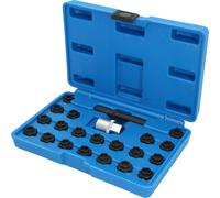 BRILLIANT TOOLS BT691050 Assortiment de douilles pour antivols de roue, pour BMW, 22 pcs [Powered by KS TOOLS]