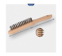 Brilliant Tools Brilliant Tools Brosse à main en fil inox 3 rangs, 290 mm Quantité:1
