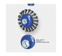 Brilliant Tools Brilliant Tools Brosse conique, Ø 100 mm avec fixation M14 x 2,0 mm Quantité:1