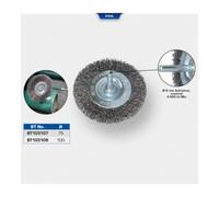 Brilliant Tools Brilliant Tools Brosse disque, Ø 100 mm, tige 6 mm Quantité:1