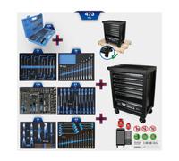 Brilliant Tools Brilliant Tools Chariot d’atelier avec 7 tiroirs et 473 outils Quantité:1