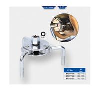 Brilliant Tools Brilliant Tools Cloche pour filtre à huile, 3 bras, Ø 80 - 135 mm Quantité:1