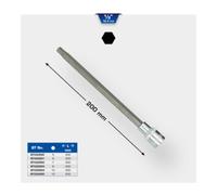 Brilliant Tools Brilliant Tools Douille à embout hexagonal interne 1/2", 200 mm, 10 mm Quantité:1