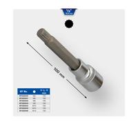 Brilliant Tools Brilliant Tools Douille à empreinte étoile 1/2", 100 mm, M14 Quantité:1