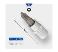 Brilliant Tools Brilliant Tools Douille cruciforme PZ 1/4", PZ1 Quantité:1