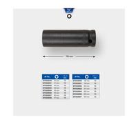 Brilliant Tools Brilliant Tools Douille hexagonale Kraft 1/2", 16 mm, longue Quantité:1