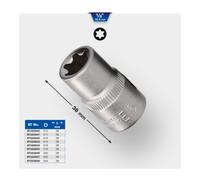 Brilliant Tools Brilliant Tools Douille Torx E 1/2", E12 Quantité:1
