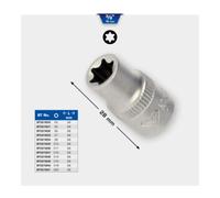 Brilliant Tools Brilliant Tools Douille Torx E 3/8", E18 Quantité:1