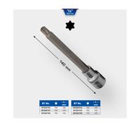BRILLIANT TOOLS BT022705 Douille Torx 1/2", longueur 140 mm, T70 [Powered by KS TOOLS]