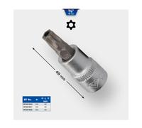 BRILLIANT TOOLS BT021932 Douille Torx 3/8" percée, TB50 [Powered by KS TOOLS]