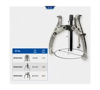 Brilliant Tools Extracteur universel BT631025 – 3 bras, 10 cm, Quantité 1