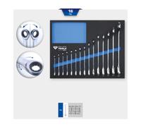 Brilliant Tools Brilliant Tools Insert avec clés à cliquet, 16 pcs Quantité:1