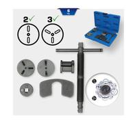 Brilliant Tools Brilliant Tools Jeu d’outils universel pour rétracter les pistons de frein, 5 pcs Quantité:1