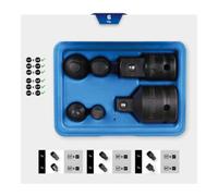 Brilliant Tools Brilliant Tools Jeu d'adaptateurs de puissance, 6 pcs, 1/4" + 3/8" + 1/2" + 3/4" Quantité:1