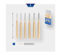 Brilliant Tools Jeu de chasse-goupilles BT085070 6 pièces