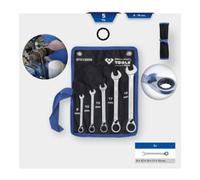 Brilliant Tools Brilliant Tools Jeu de clés polygonales à cliquet réversible, 5 pcs, 8 - 19 mm Quantité:1